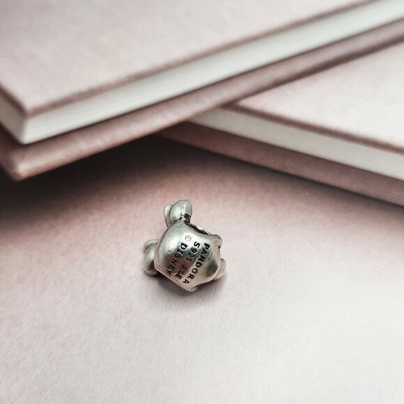 Pandora Disney Minnie Mouse Bow 925 Sterling Silver Charm Authentic - Picture 3 of 4